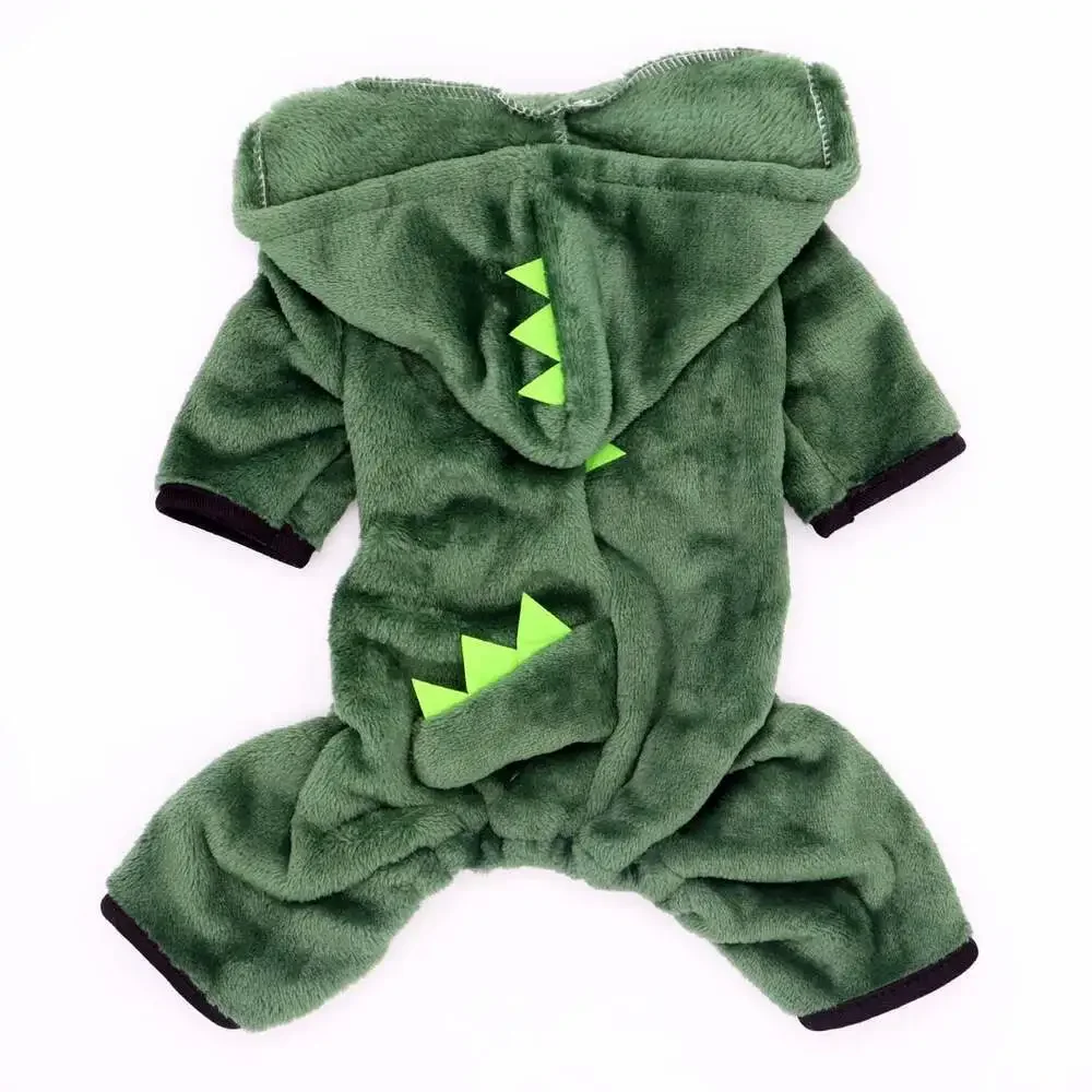 Pet Cat Dog Halloween Dog Clothes for Small Dogs Funny Dinosaur Cosplay Costume